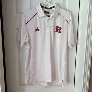 Rutgers Adidas Men's Sideline Polo Shirt